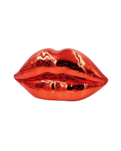 Lippen chrom rot übergroß XXL